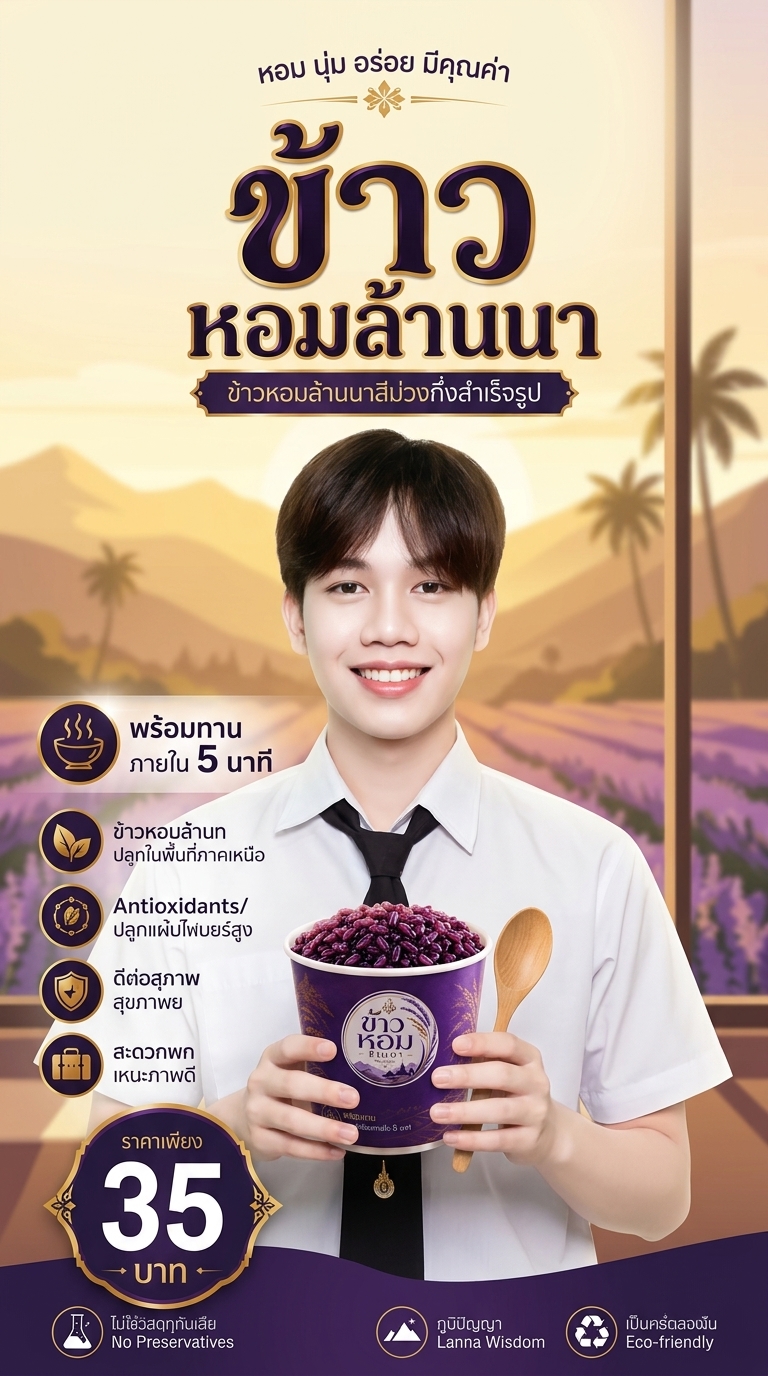 ข้าวหอมล้านนา(Lanna Easy Rice)